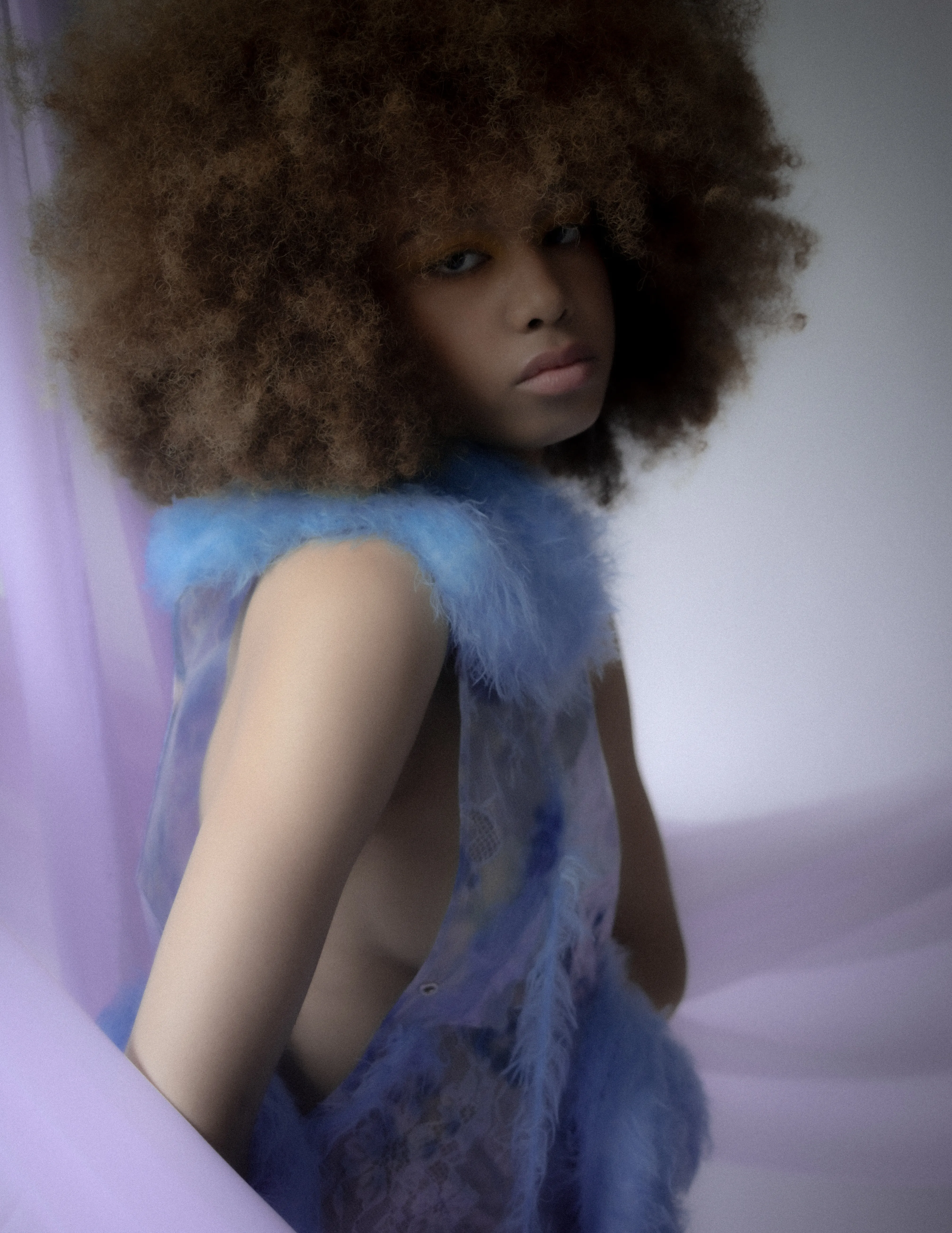 Editorial hair and makeup by Self Love Beauty